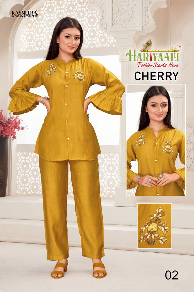 Cherry By Hariyali Ladies Top With Bottom Catalog